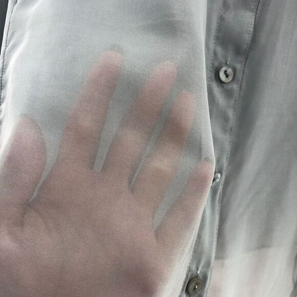 Weekend Stories Ria Blouse in Blue Gray XXS - Picture 6 of 10